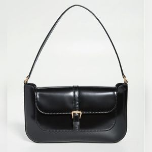 By Far Miranda Black Shoulder Bag
